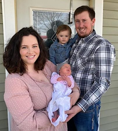 Newborn and her family are finally united after mom