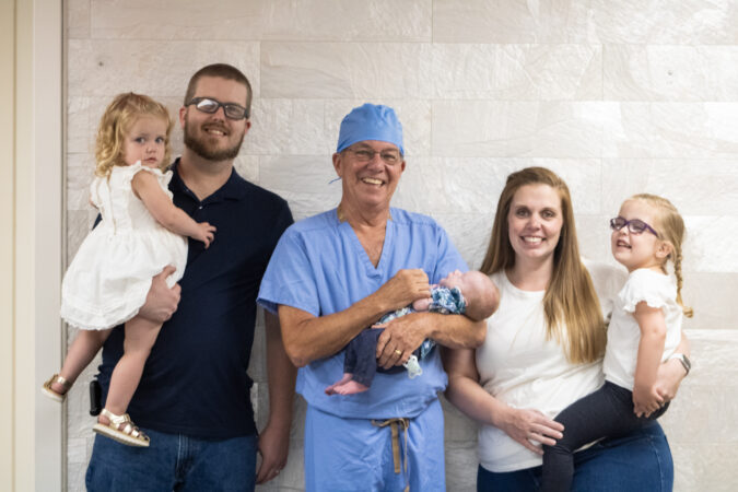 Dr. Ebner, OB/GYN  at Oaklawn, Delivers Final Baby of Storied Obstetrics Career to Focus on Gynecology Service