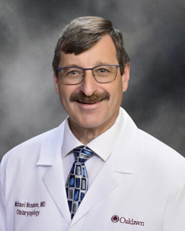 Oaklawn welcomes Michael Nosanov, M.D., to Ear, Nose & Throat